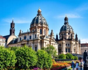 Barocke Kirchen in Dresden, Deutschland