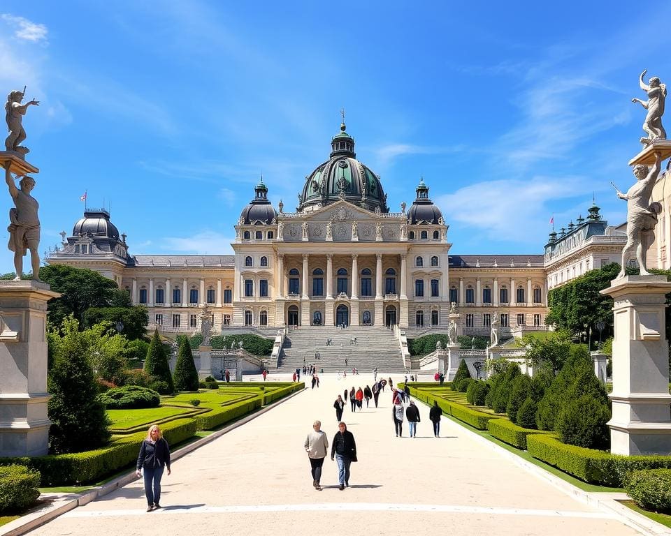 Belvedere Palace und Hofburg in Wien, Österreich