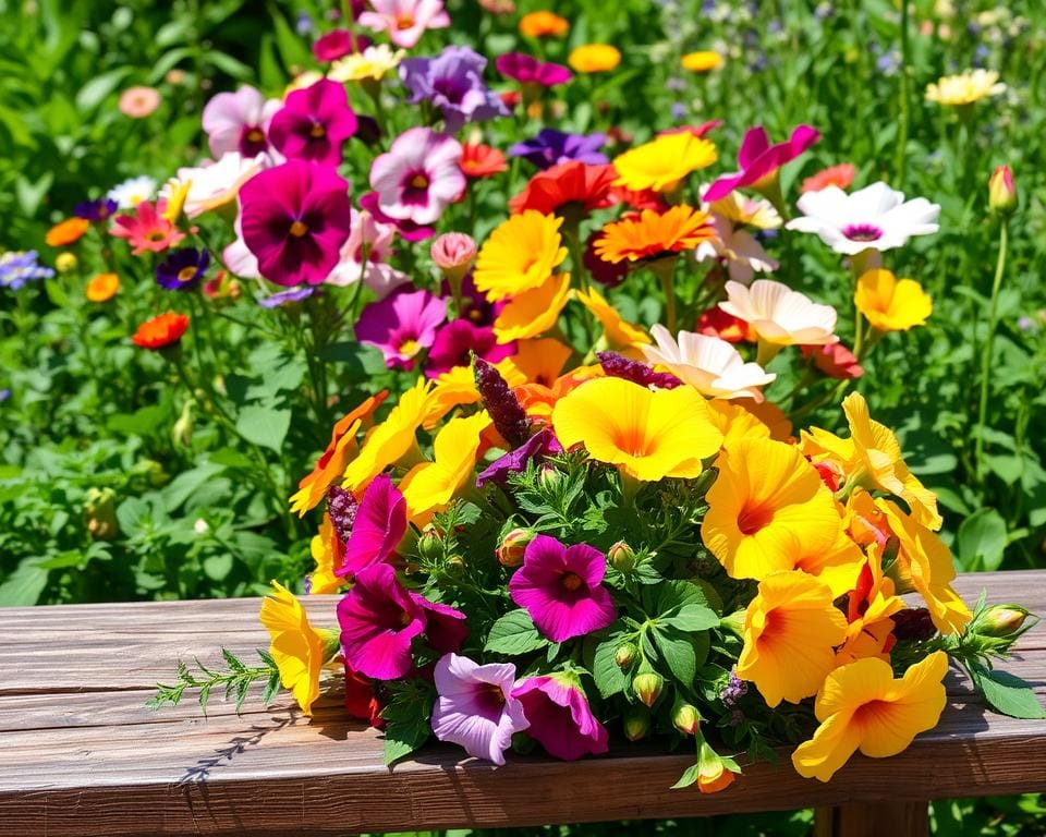 Essbare Blüten im Garten