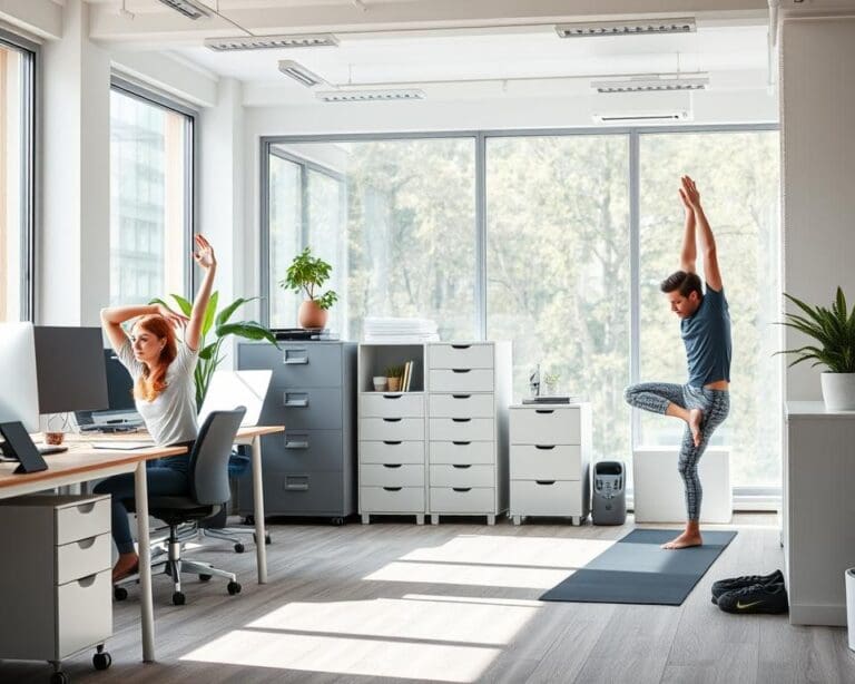 Fitness im Büro: Übungen für zwischendurch