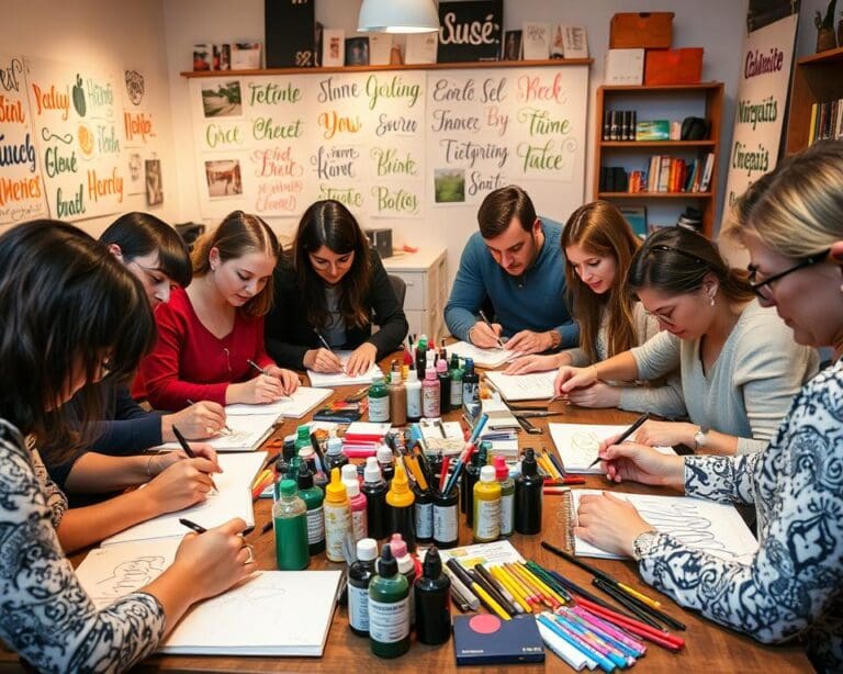 Handlettering-Workshops: Kreativ mit Schrift