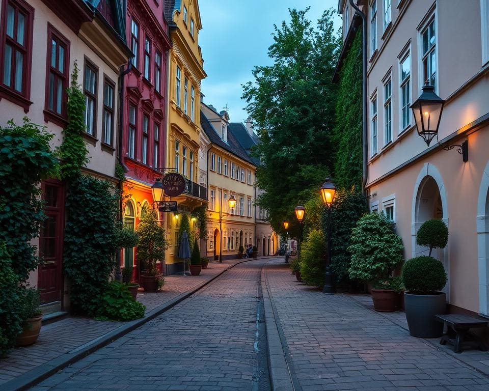 Historische Gassen in Tartu, Estland