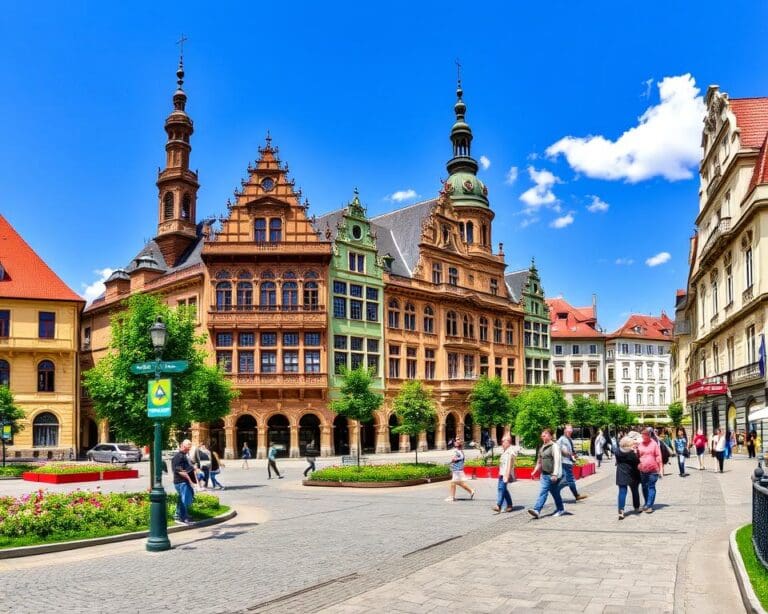 Historische Plätze in Cluj-Napoca, Rumänien