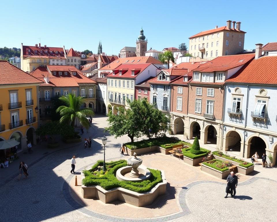 Historische Plätze in Porto, Portugal