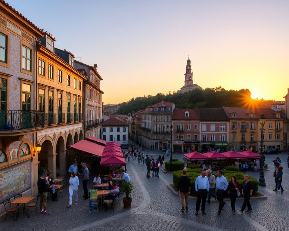 Historische Plätze in Porto