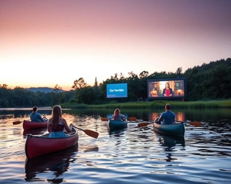 Kanu-Kino: Filme vom Wasser aus