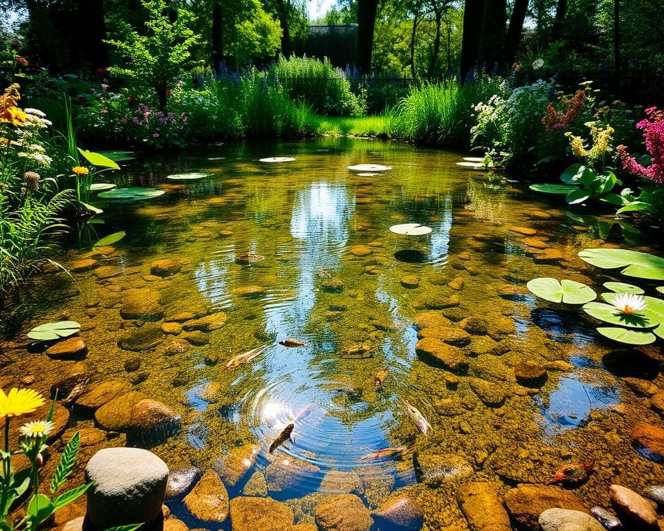 Naturnahe Teiche und Wasserlebewesen