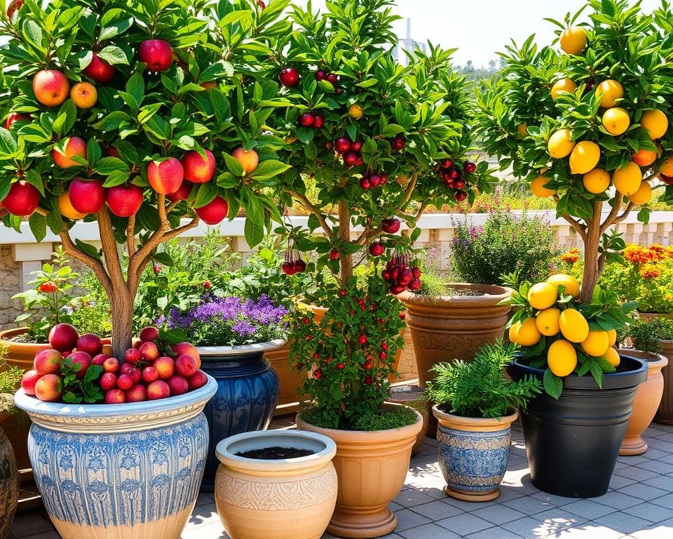 Obstbaum Sorten im Kübelanbau