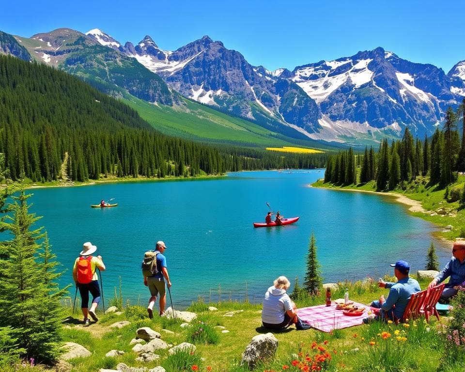 Outdoor-Aktivitäten im Jasper Nationalpark