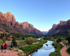 Outdoor-Aktivitäten im Zion-Nationalpark, Utah