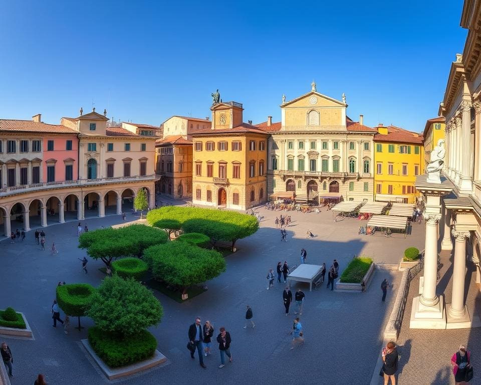 Renaissance-Plätze in Vicenza, Italien