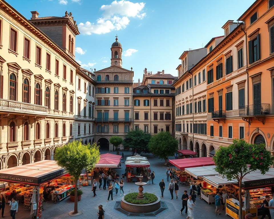 Renaissance-Plätze in Vicenza, Italien