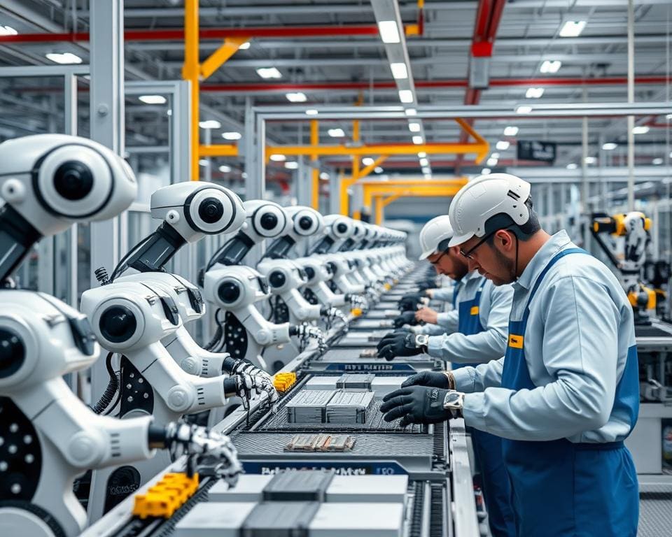 Rolle der Roboter in der Produktion