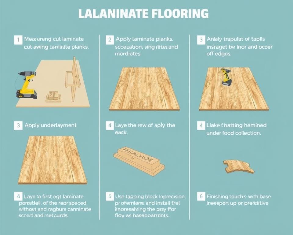 Schritt-für-Schritt-Anleitung Laminat verlegen