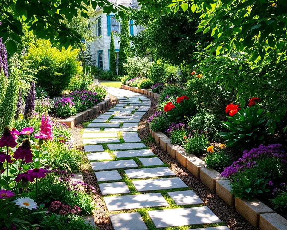 Steinwege im Garten: Praktische und ästhetische Gestaltungsideen