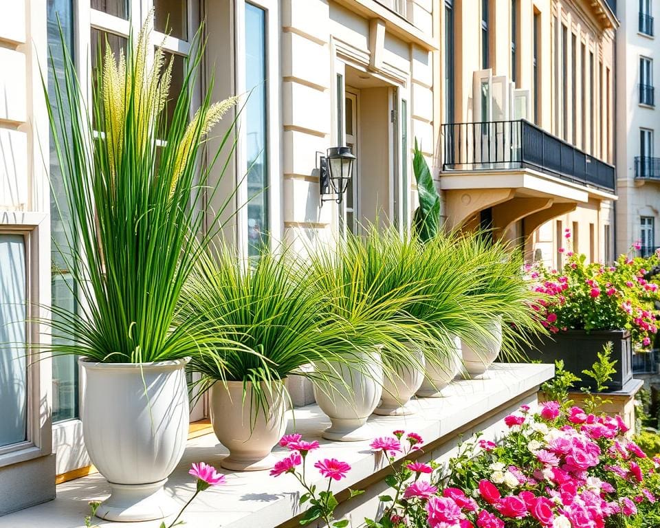 Ziergräser für den Balkon im Topf