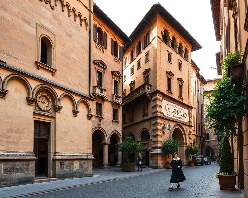 historische Gebäude in Bologna