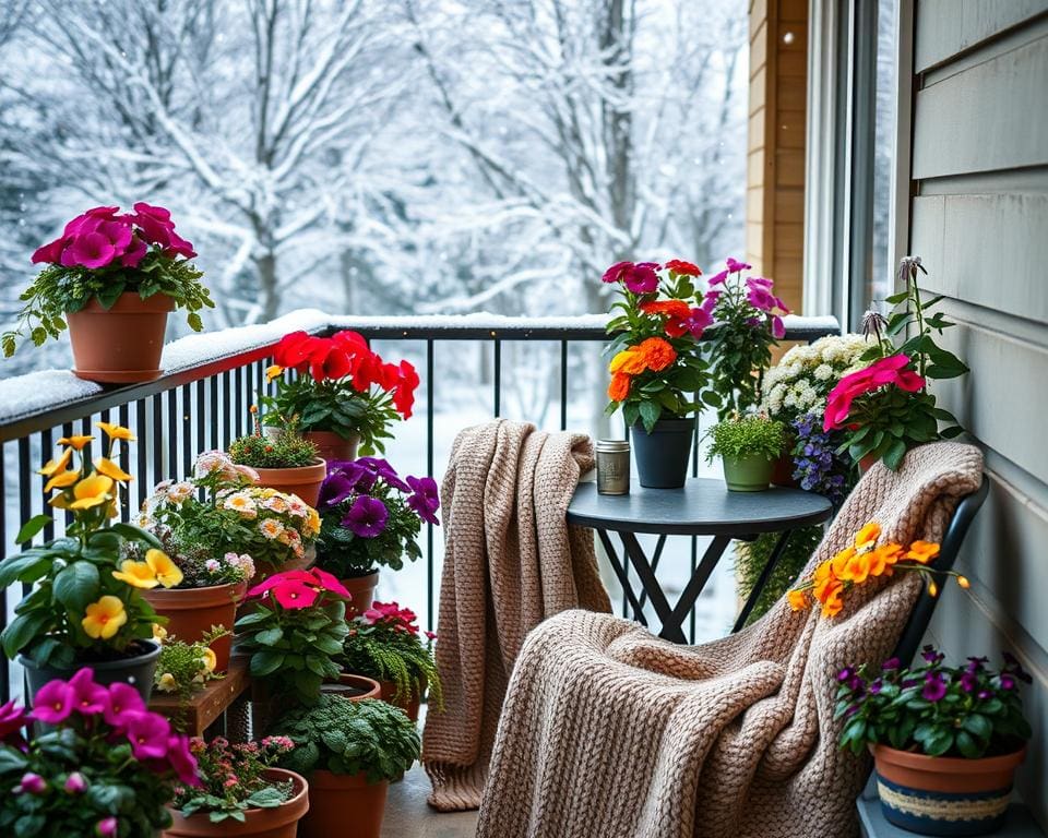 winterharte Pflanzen für Balkon