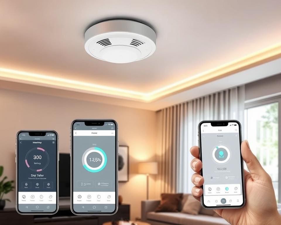 App-Steuerung für Rauchmelder