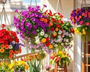 Blumenampeln gestalten: Hängende Gärten für Balkone und Terrassen