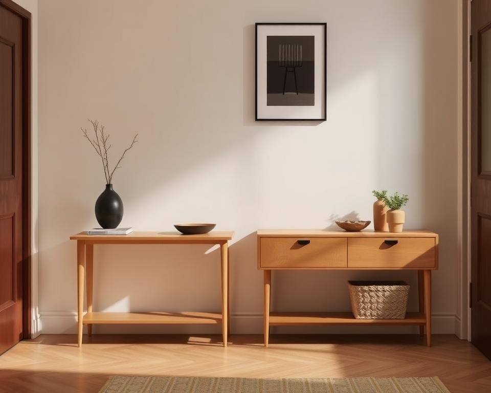 Design-Konsolentische von Muuto: Kleine Helfer für den Flur