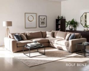 Ecksofas von Rolf Benz: Luxus und Komfort in deinem Wohnzimmer