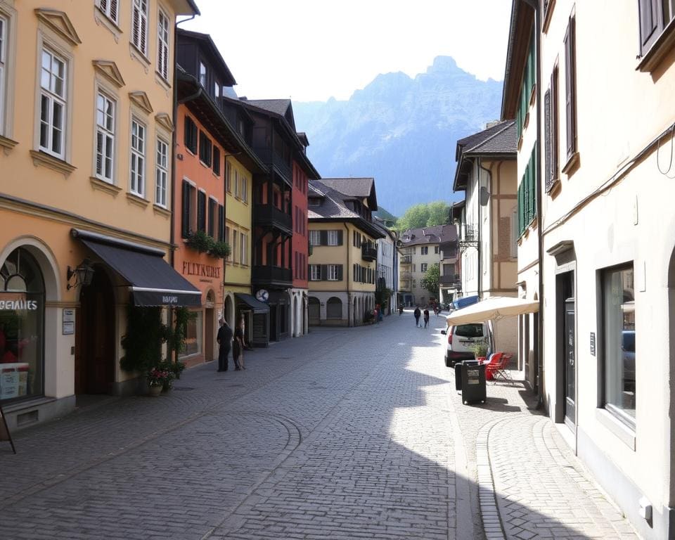 Historische Gassen in Innsbruck, Österreich