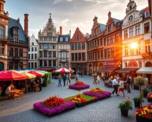 Historische Plätze in Lille, Frankreich