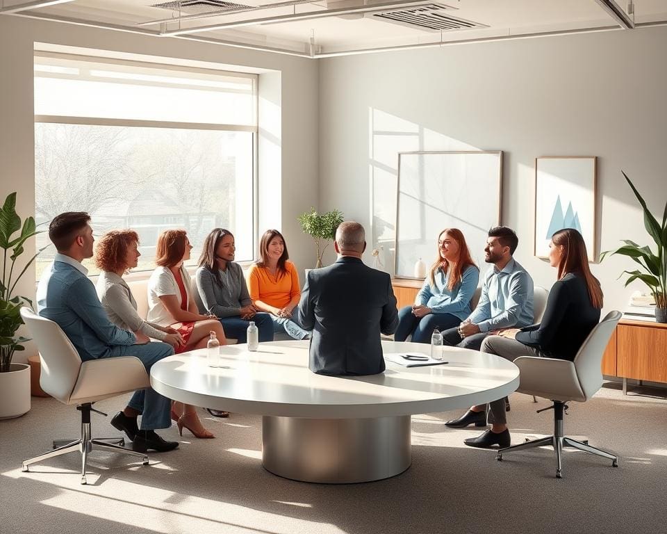 Mediator bei der Mediation am Arbeitsplatz