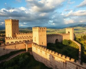 Mittelalterliche Mauern in Ávila, Spanien