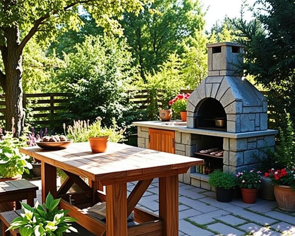 Outdoor-Küchen selbst bauen: Kochen und Grillen unter freiem Himmel