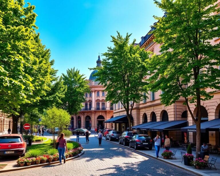 Prachtvolle Boulevards in Zagreb, Kroatien