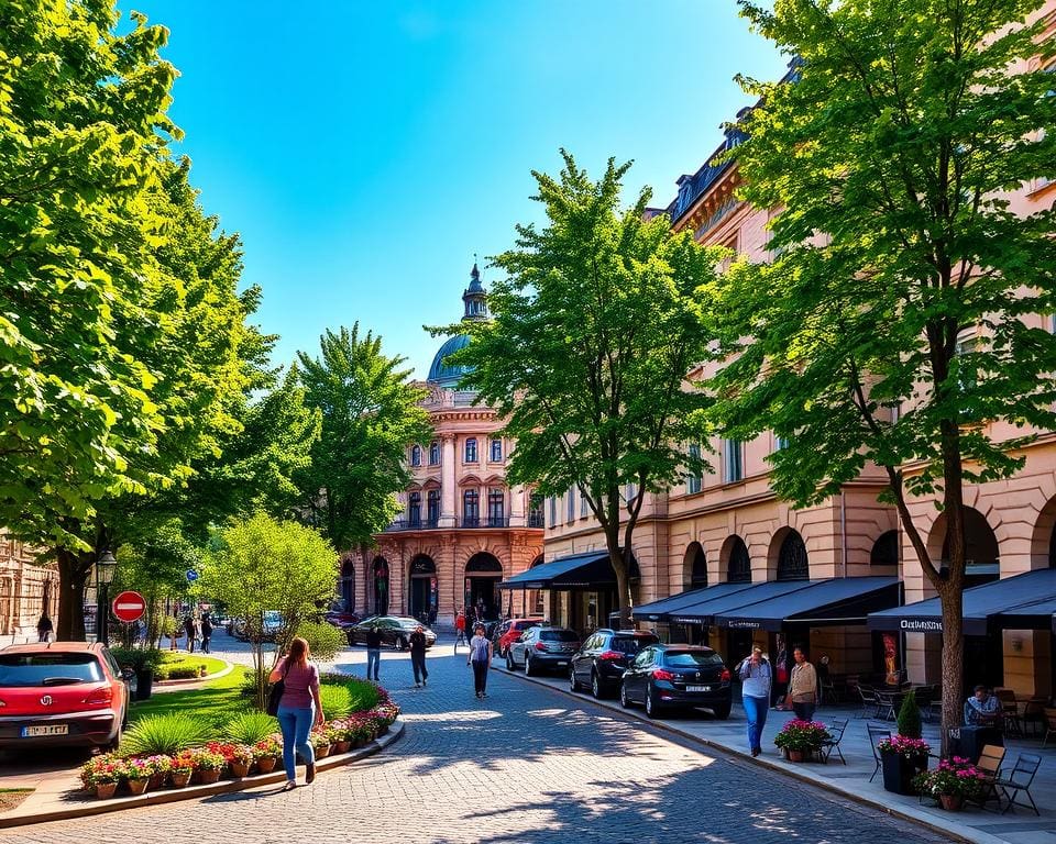 Prachtvolle Boulevards in Zagreb, Kroatien