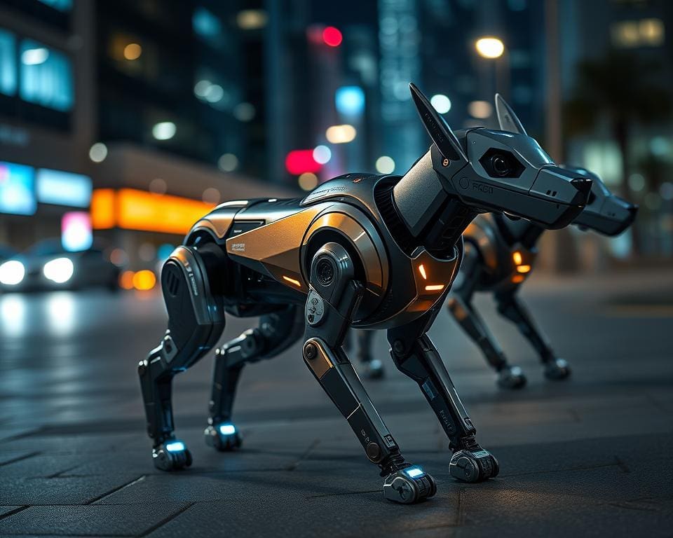 Roboter-Hunde für Sicherheitsaufgaben