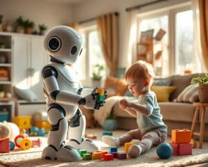 Roboter-Kinderbetreuung: Unterstützung für Eltern