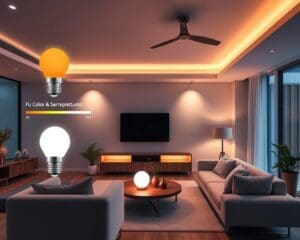 Smarte Lichtsysteme für individuelle Beleuchtungseinstellungen