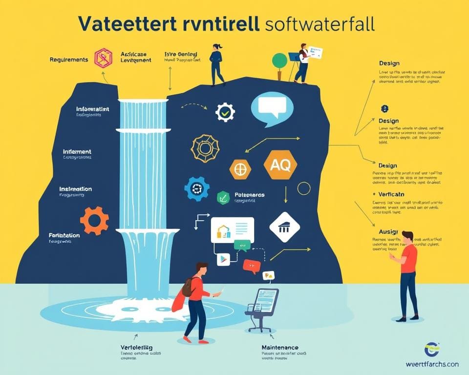 Wasserfallmodell in der Softwareentwicklung