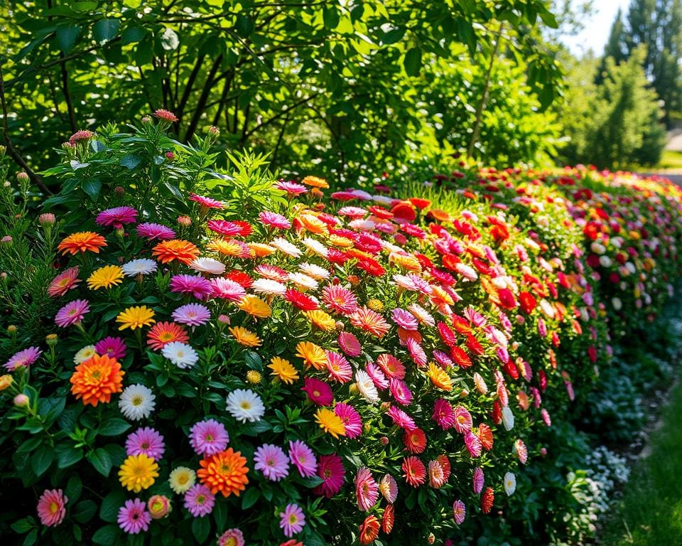 natürliche Gartenabgrenzung