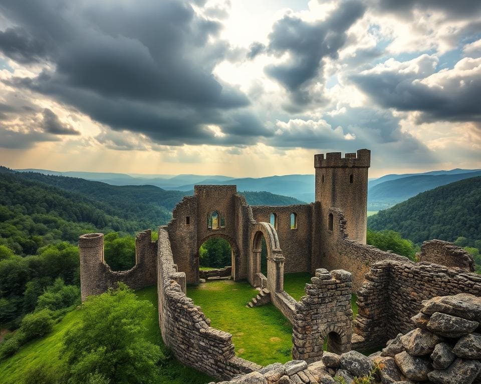 Burgruinen in der deutschen Geschichte