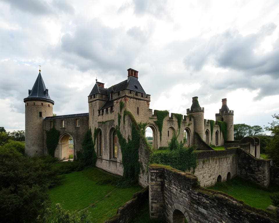 Burgruinen und Geschichten von Angers