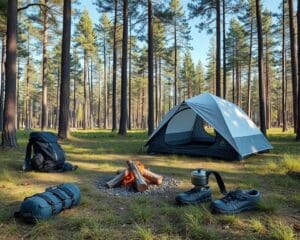 Campingausrüstung für Anfänger und Minimalisten