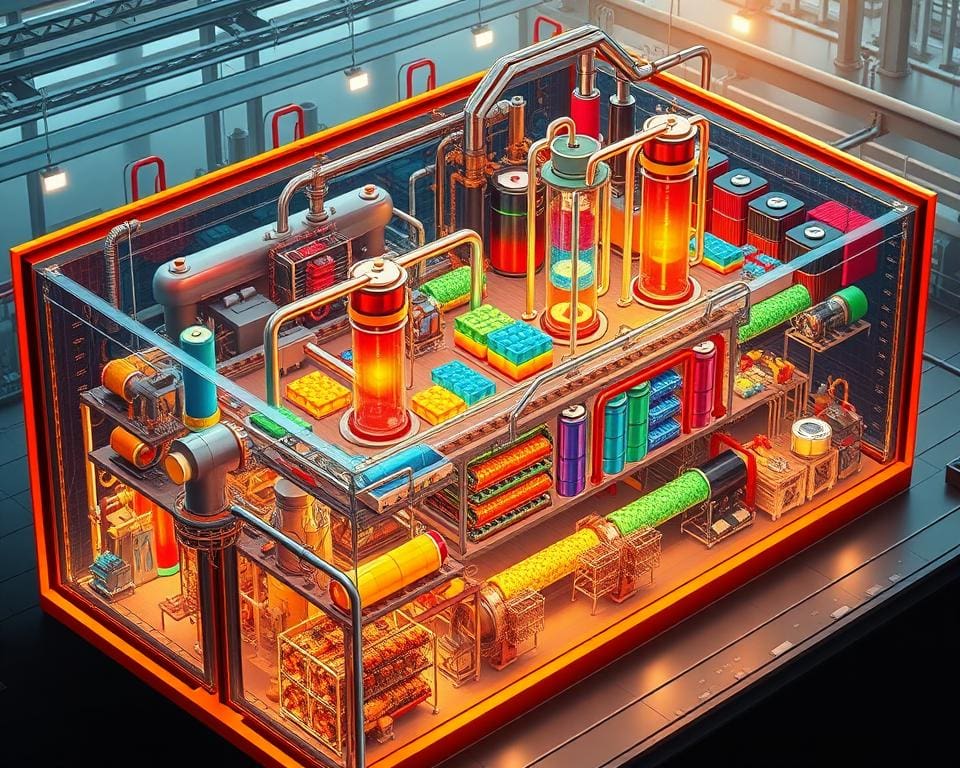 Chemische Prozesse in der Batteriefertigung