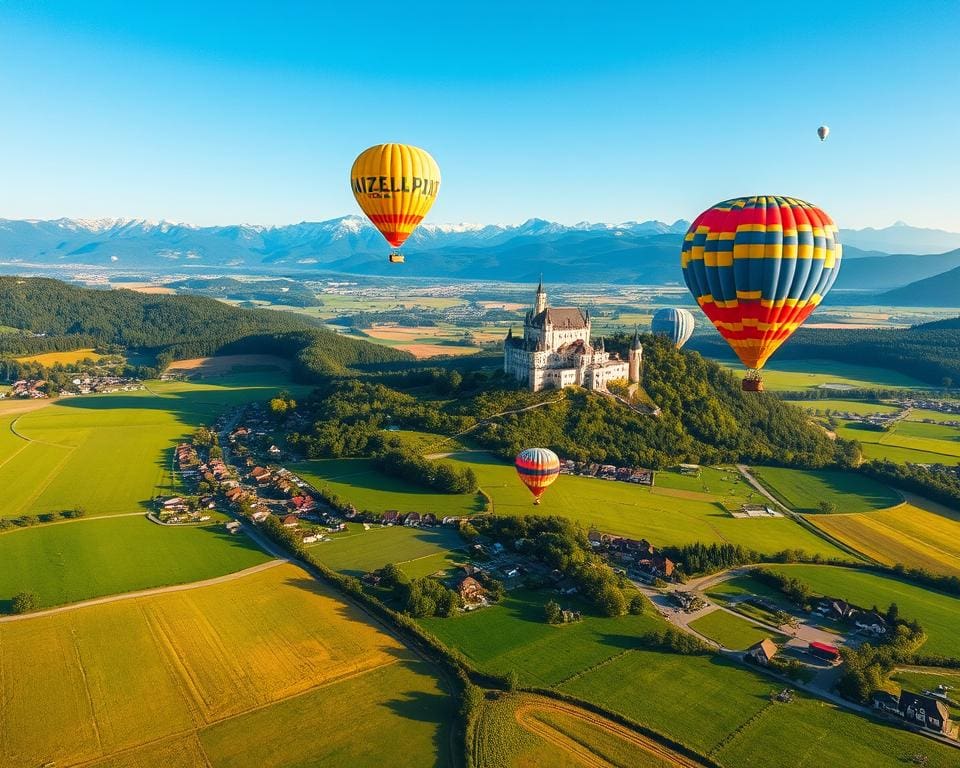 Die besten Regionen für Heißluftballon Bayern