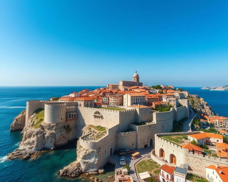 Entwicklung der Stadtmauer in Dubrovnik