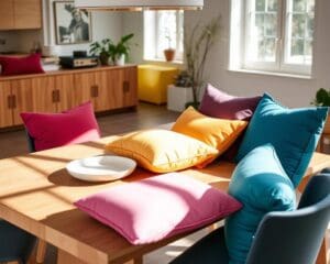 Esszimmer-Sitzkissen von Muuto: Komfort mit Farbe