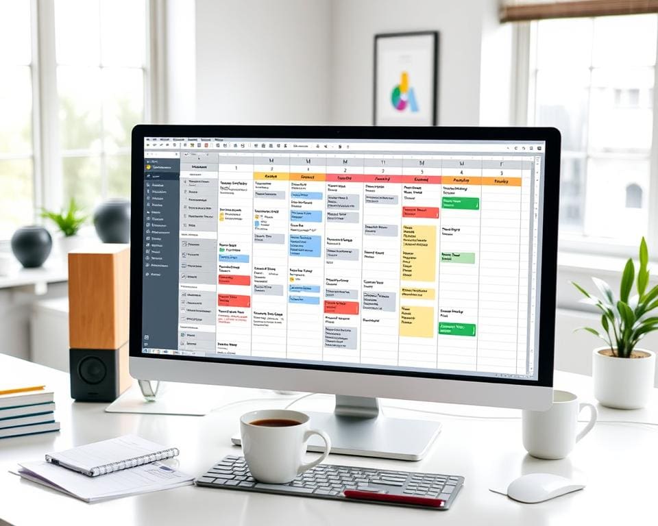 Excel Redaktionsplan