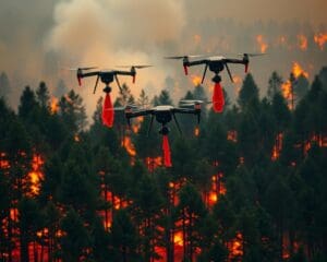 Können Drohnen den Brandschutz verbessern?