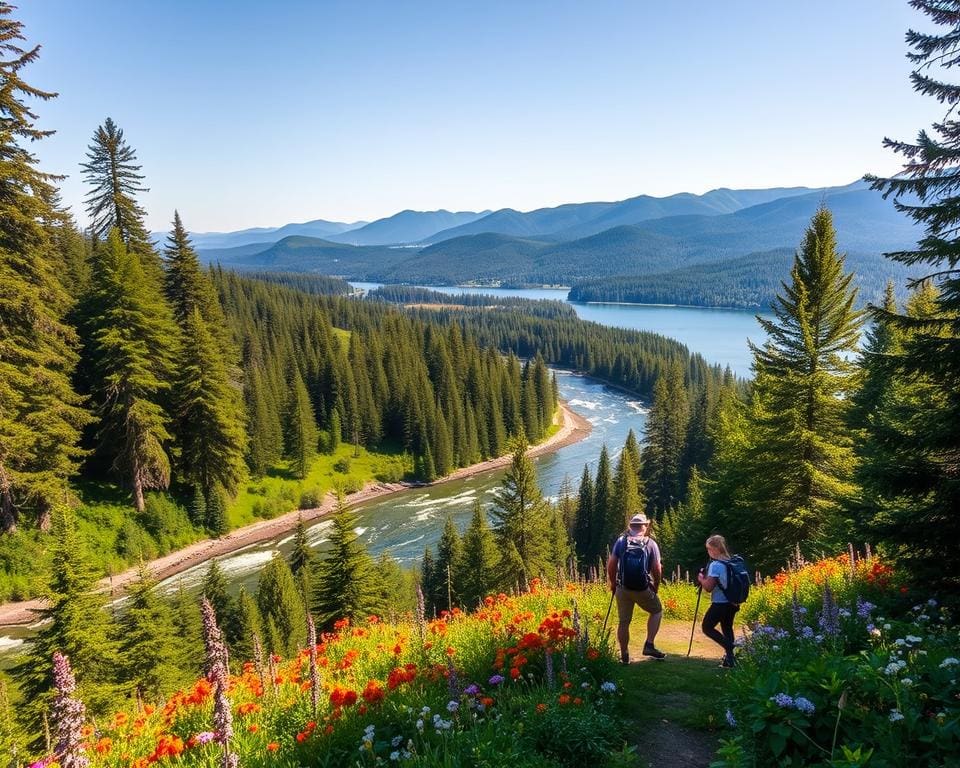 Naturlandschaft in Eugene für Entdeckungstouren