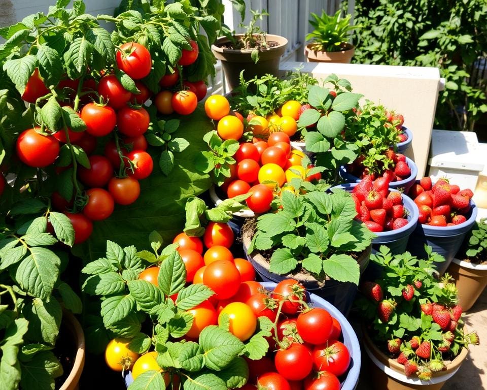 Obst und Gemüse auf dem Balkon: Frische Ernte auf kleiner Fläche