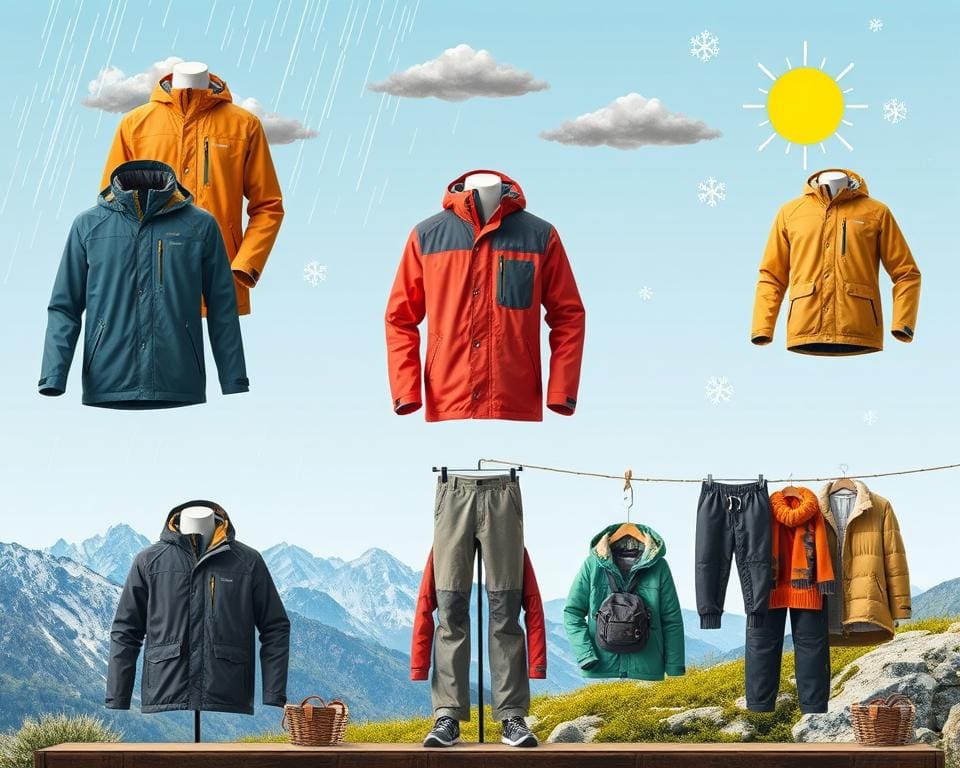 Outdoor-Bekleidung für jedes Wetter